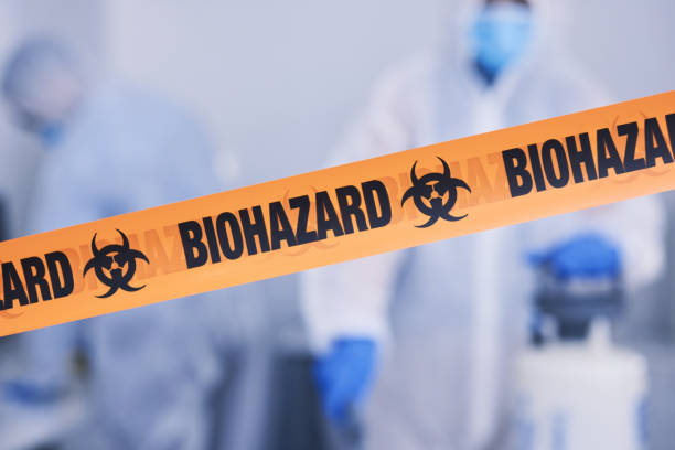 Professional Biohazard Cleanup technician working in Walthill, NE